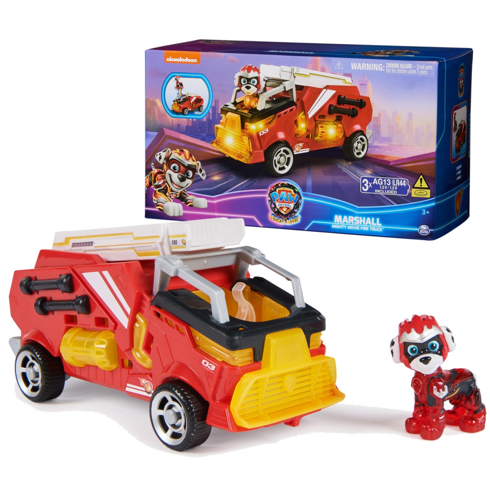 PATRULA CATELUSILOR MIGHTY MOVIE MARSHALL SI CAMIONUL DE POMPIERI [2]