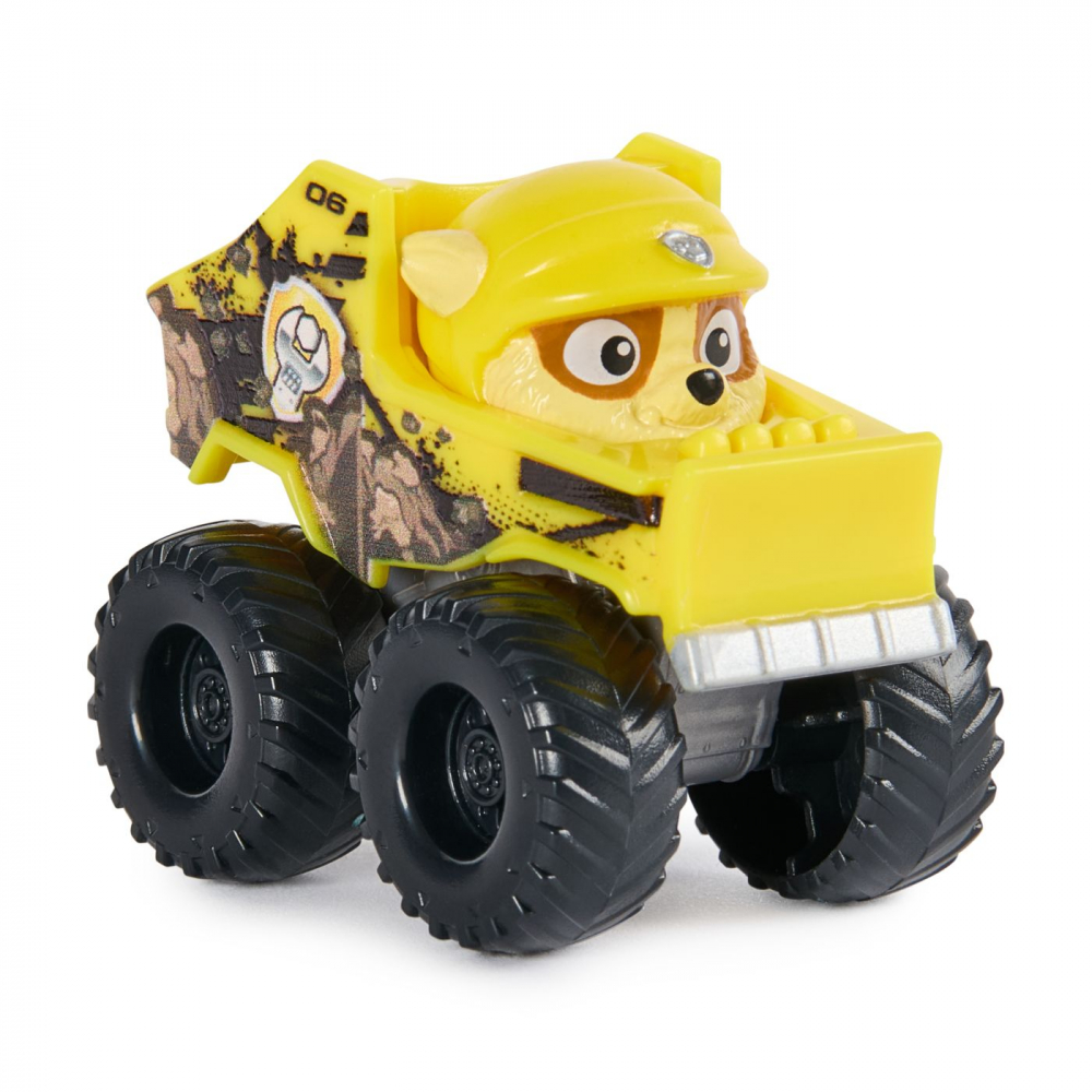 PATRULA CATELUSILOR PUP SQUAD RACERS RESCUE WHEELS VEHICUL METALIC RUBBLE SCARA 1:55 [4]