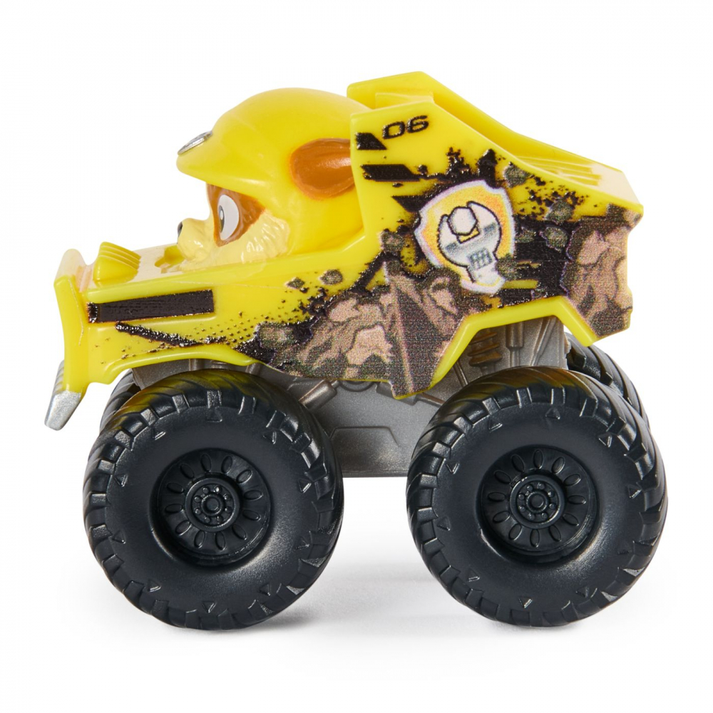 PATRULA CATELUSILOR PUP SQUAD RACERS RESCUE WHEELS VEHICUL METALIC RUBBLE SCARA 1:55 [3]