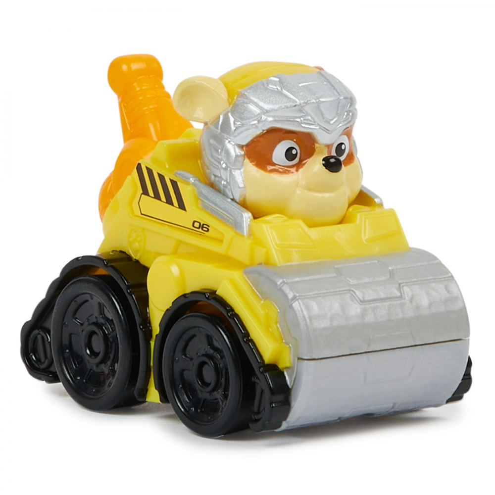 PATRULA CATELUSILOR PUP SQUAD RACERS VEHICUL METALIC RUBBLE SCARA 1:55 [3]