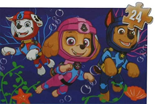 Puzzle 4în1 din Lemn Patrula Cățelușilor  [2]
