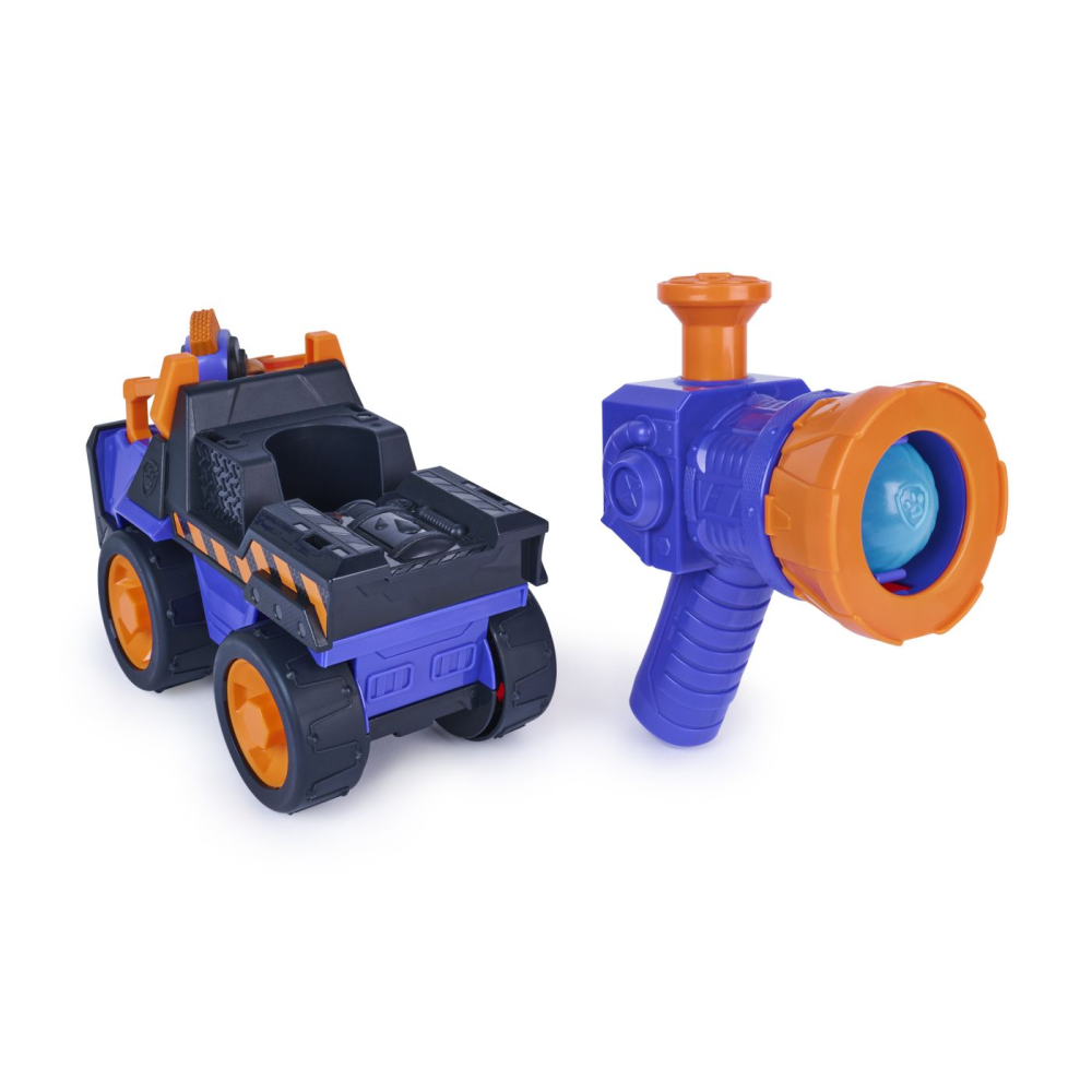 PATRULA CATELUSILOR RUBBLE SI ECHIPA SET FIGURINA SI VEHICUL MEGA BLASTER [10]