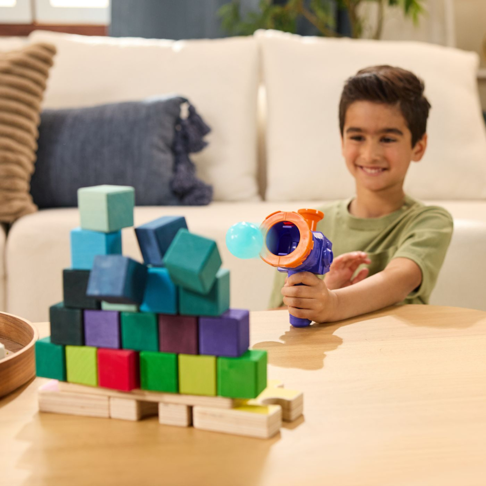 PATRULA CATELUSILOR RUBBLE SI ECHIPA SET FIGURINA SI VEHICUL MEGA BLASTER [4]