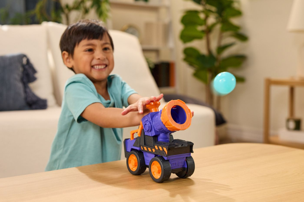 PATRULA CATELUSILOR RUBBLE SI ECHIPA SET FIGURINA SI VEHICUL MEGA BLASTER [5]