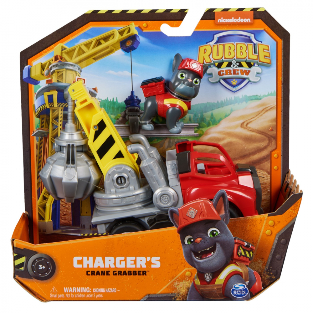 PATRULA CATELUSILOR RUBBLE SI ECHIPA VEHICUL DE BAZA CHARGER