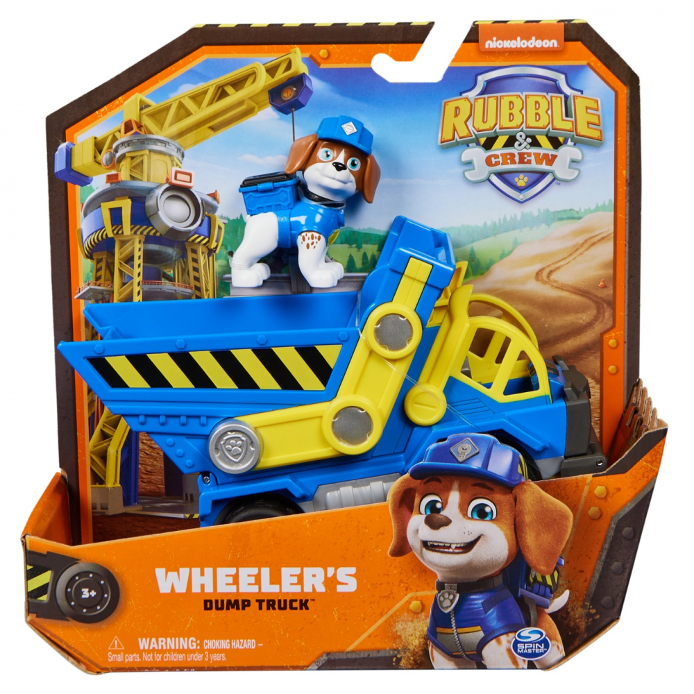 PATRULA CATELUSILOR RUBBLE SI ECHIPA VEHICUL DE BAZA WHEELER
