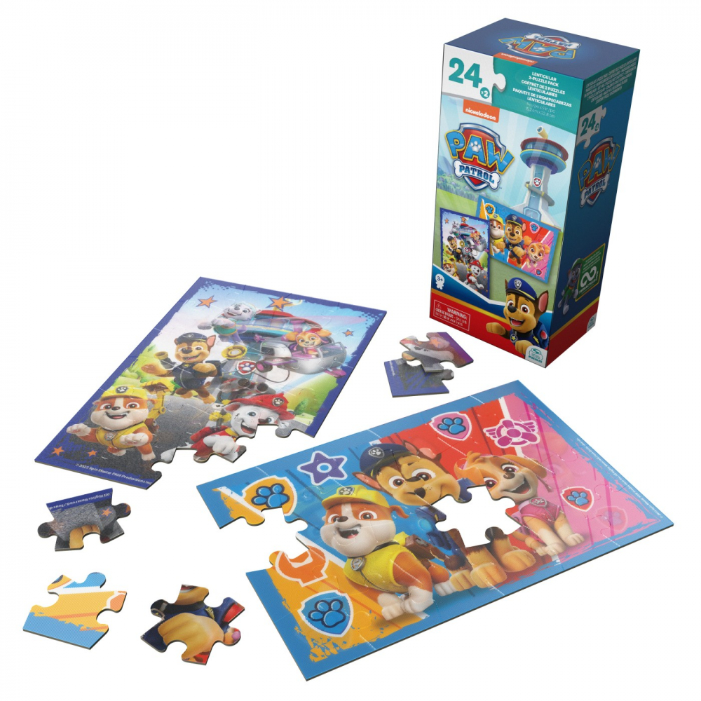 PATRULA CATELUSILOR SET 2 PUZZLE LENTICULARE [2]