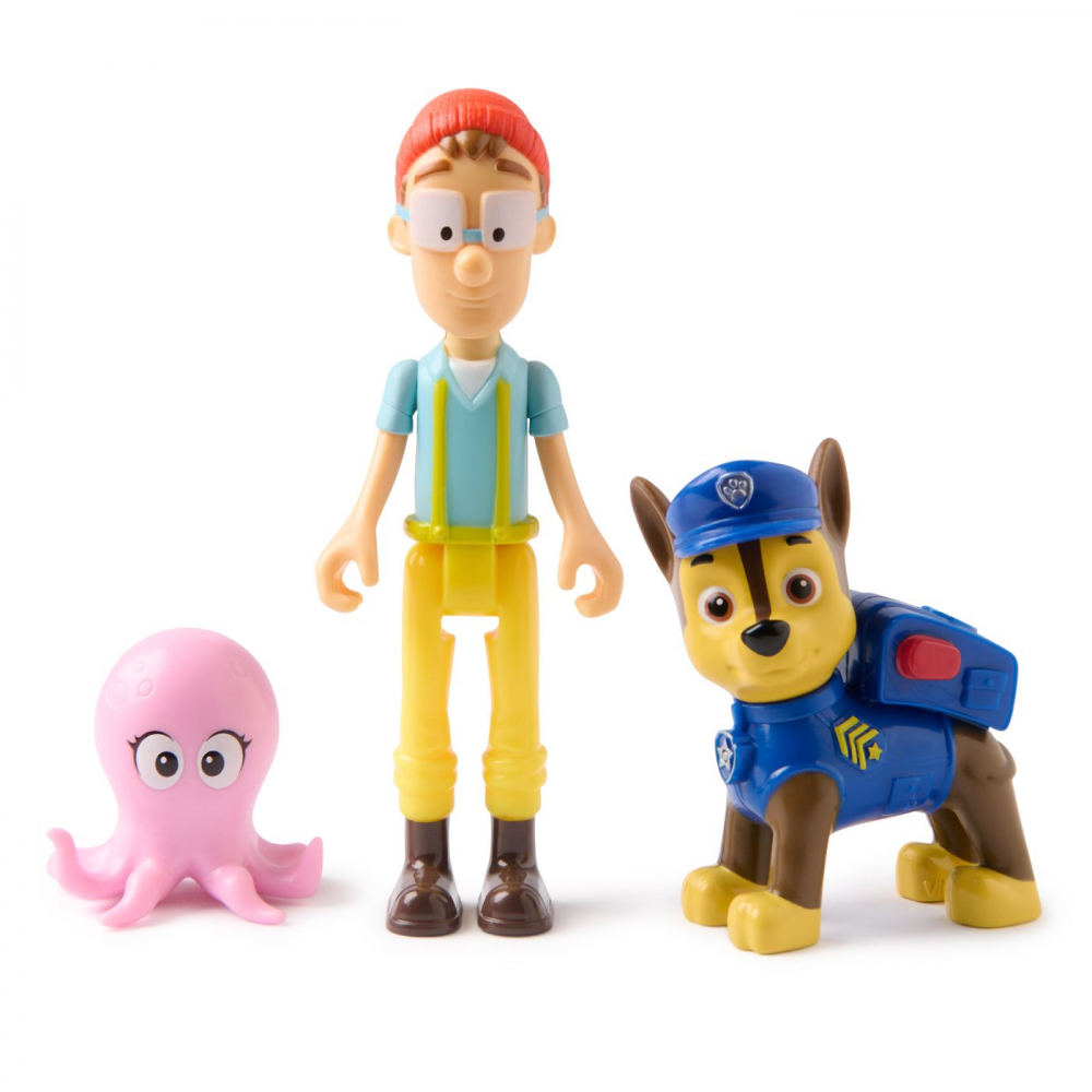 PATRULA CATELUSILOR SET 3 FIGURINE CHASE SI CAPITANUL TURBOT [2]