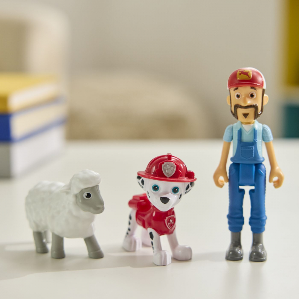 PATRULA CATELUSILOR SET 3 FIGURINE MARSHALL SI FERMIERUL AL [4]