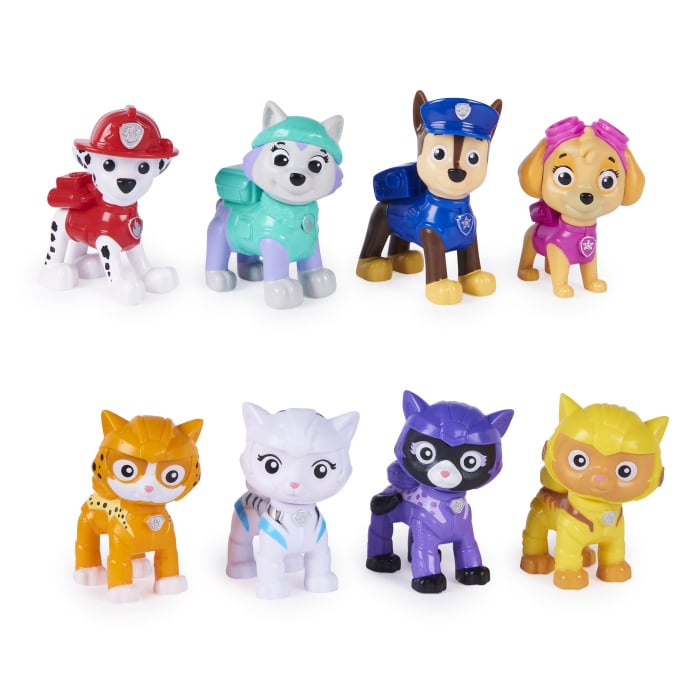 Patrula Cățelușilor Set 8 Figurine Cățeluși și Pisicuțe  [2]