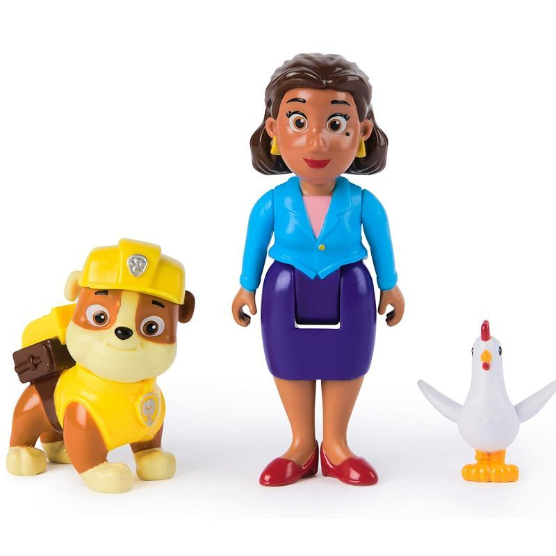PATRULA CATELUSILOR SET FIGURINE EROI DE SALVARE RUBBLE SI MAYOR GOODWAY [2]