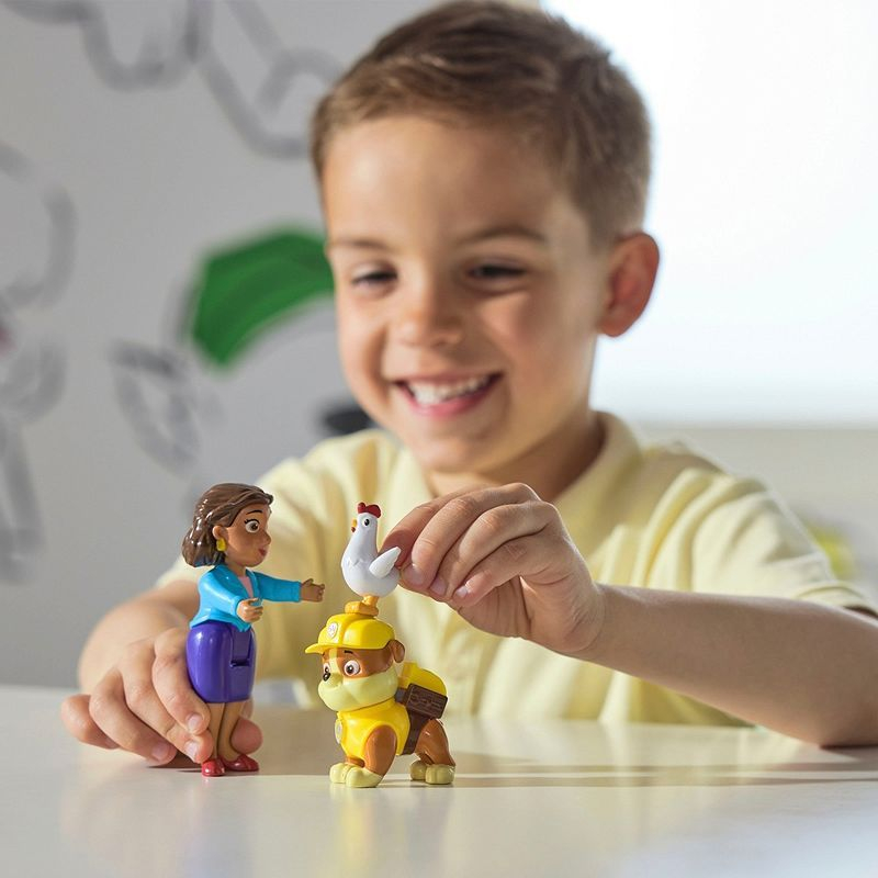 PATRULA CATELUSILOR SET FIGURINE EROI DE SALVARE RUBBLE SI MAYOR GOODWAY [3]