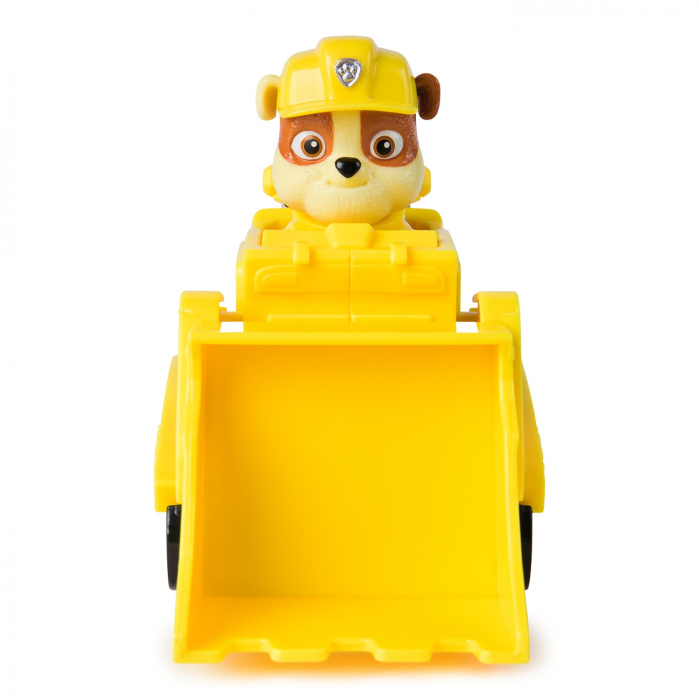 PATRULA CATELUSILOR SET VEHICUL DE BAZA BULDOZER SI FIGURINA RUBBLE [6]