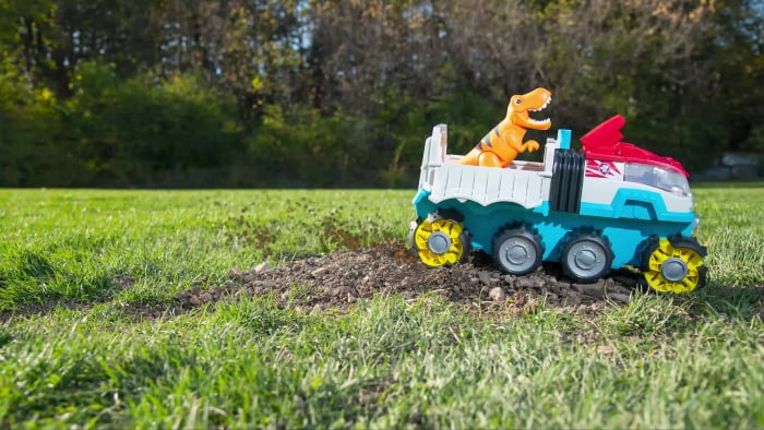 Patrula Cățelușilor Vehicul Dino Patroller Motorizat  [9]