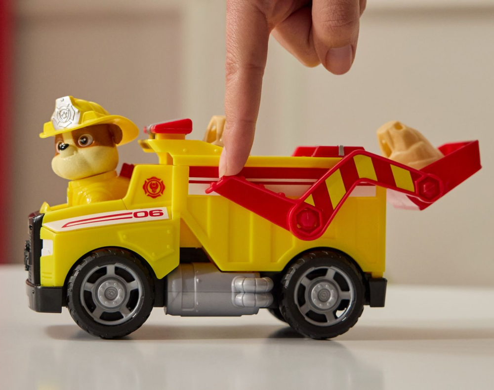 PATRULA CATELUSILOR VEHICUL DE SALVARE MASINA DE POMPIERI SI FIGURINA RUBBLE [5]