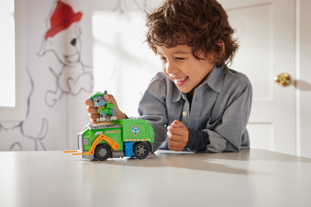 Patrula Catelusilor-Figurina Rocky cu vehicul de baza eco [4]