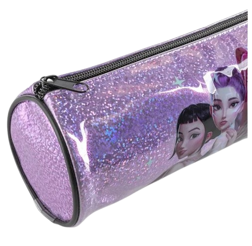 Penar cilindric K-Pop neechipat, mov holografic, Ø8x21 cm [2]