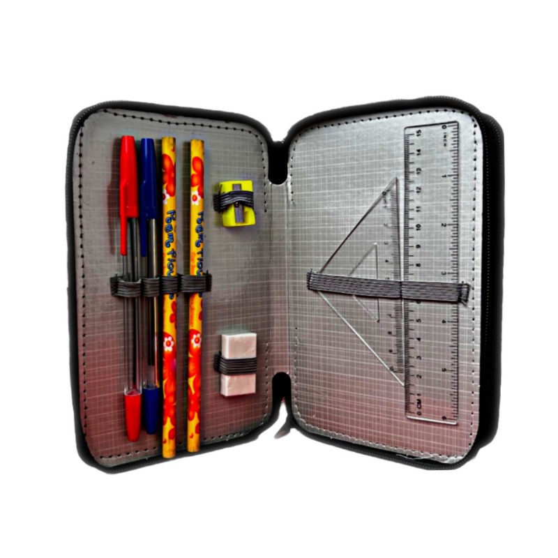 Penar echipat CNX Bufnite, 3 compartimente, diverse culori, 32 de piese incluse [3]