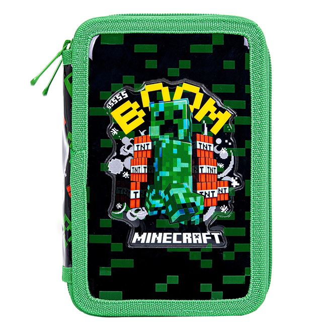 Penar echipat cu 2 compartimente,model Minecraft Explos,20x13x4 cm [1]