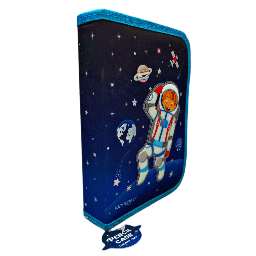 Penar echipat cu un compartiment,1 extensie, albastru, 20x14x3.5 cm [5]