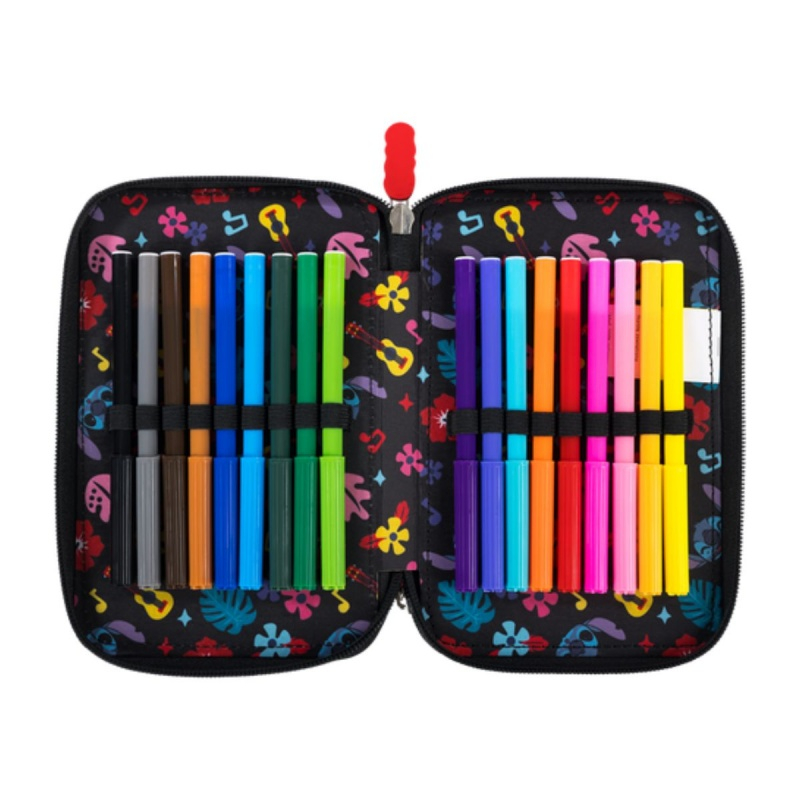 Penar echipat St.Majewski Stitch cu 3 fermoare, negru [5]