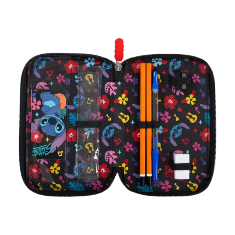 Penar echipat St.Majewski Stitch cu 3 fermoare, negru [6]