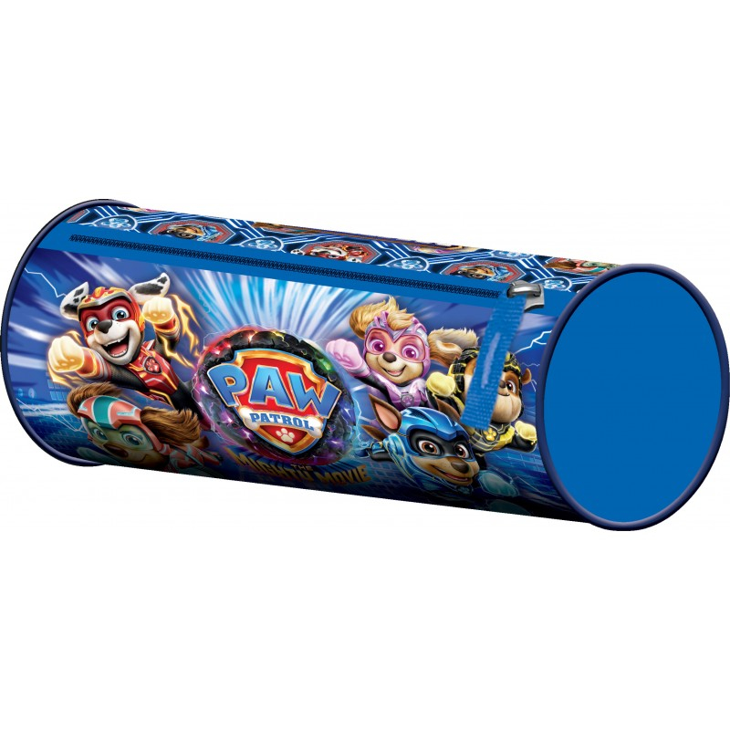 Penar neechipat cu 1 compartiment,forma cilindrica,model Paw Patrol,22x8x8 cm [2]