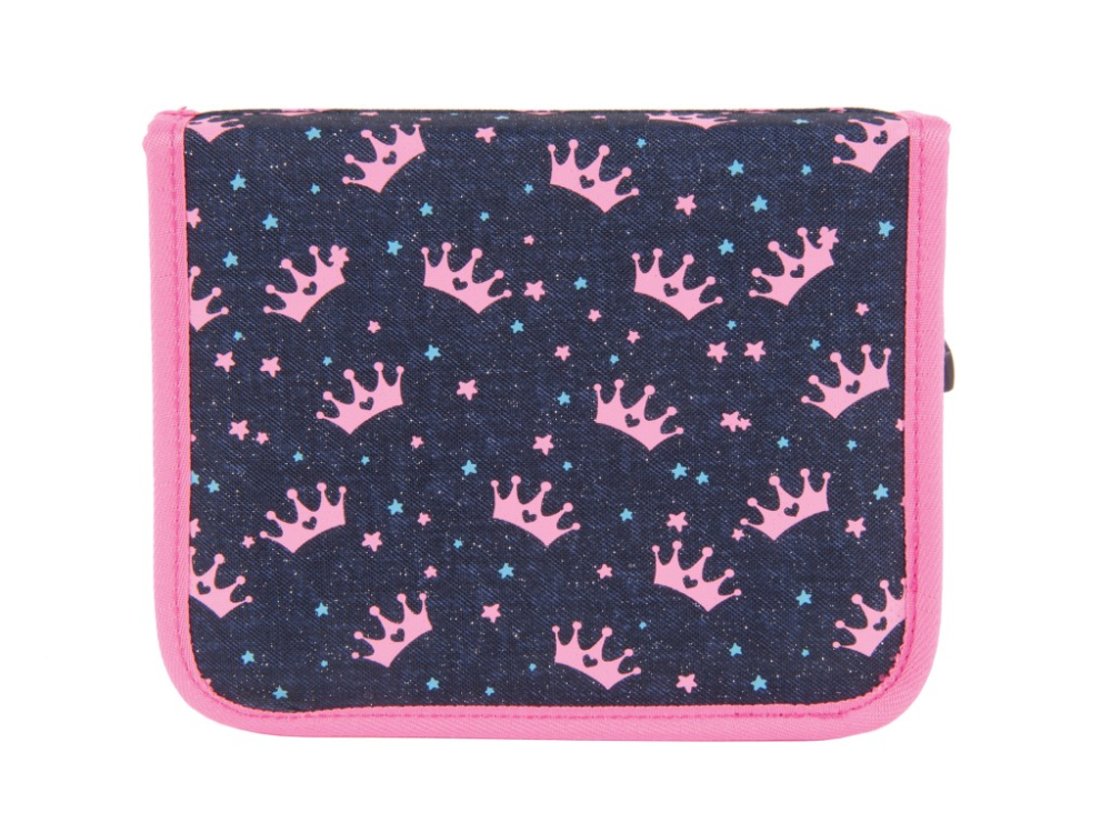Penar neechipat cu 1 fermoar si 2 extensii Jeans Princess, 16x20x4.5 cm [2]