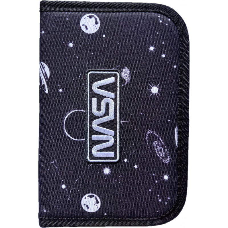 Penar neechipat cu un compartiment ,model Nasa planete,negru,21x14x4 cm [5]