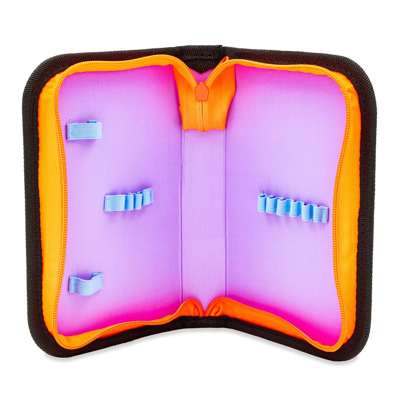 Penar neechipat Dinozaur cu 1 compartiment, diverse culori, textil,20x13x3 cm [4]