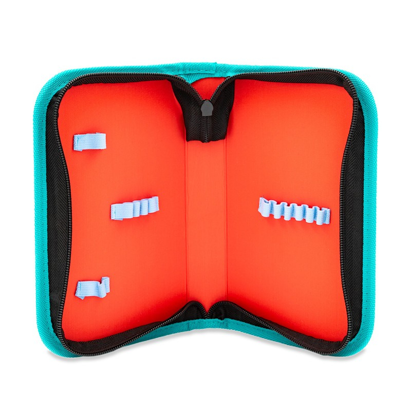 Penar neechipat Dinozaur cu 1 compartiment, diverse culori, textil,20x13x3 cm [6]