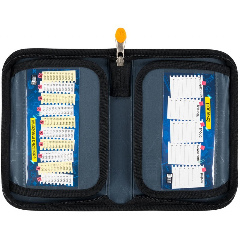 Penar neechipat Fotbal,1 compartiment, 2 extensii, negru,textil,20x14x4 cm [2]