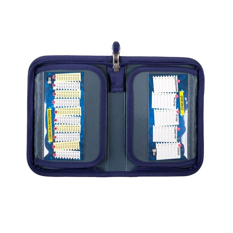 Penar neechipat Holo Cats,1 compartiment, 2 extensii, bluemarin,20x14x4 cm [3]