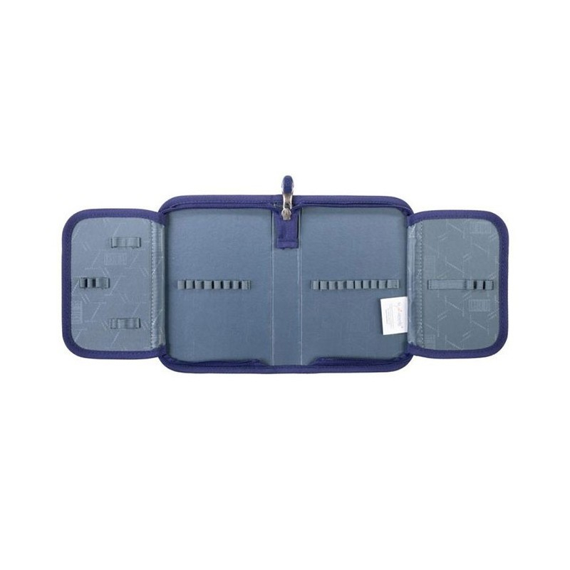 Penar neechipat Holo Cats,1 compartiment, 2 extensii, bluemarin,20x14x4 cm [2]