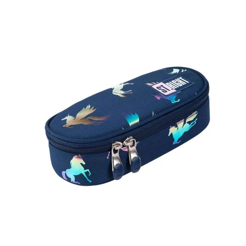 Penar neechipat Holo Unicorns,1 compartiment, 1 extensie, bleu,23x11x6 cm [1]