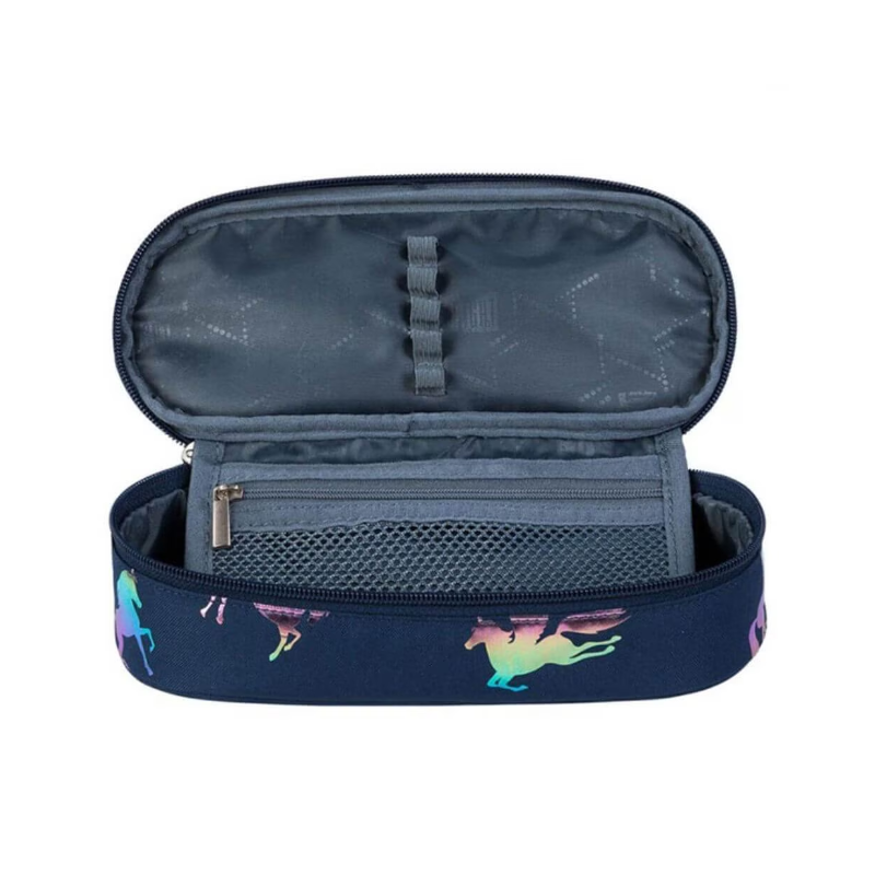 Penar neechipat Holo Unicorns,1 compartiment, 1 extensie, bleu,23x11x6 cm [2]