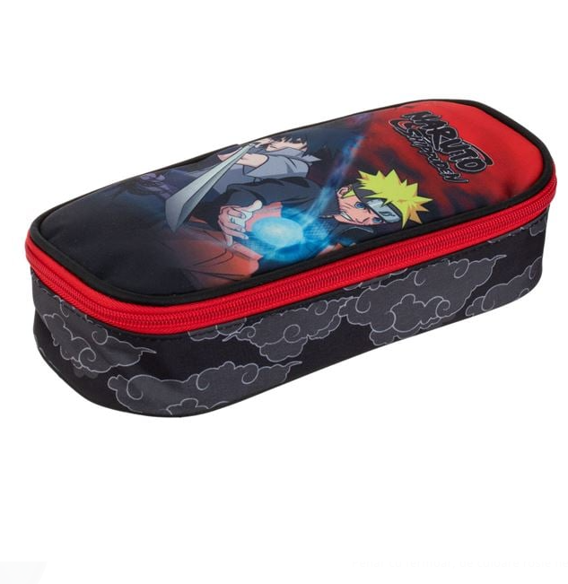 Penar neechipat Naruto tip etui, negru, 24x6x11 cm [2]