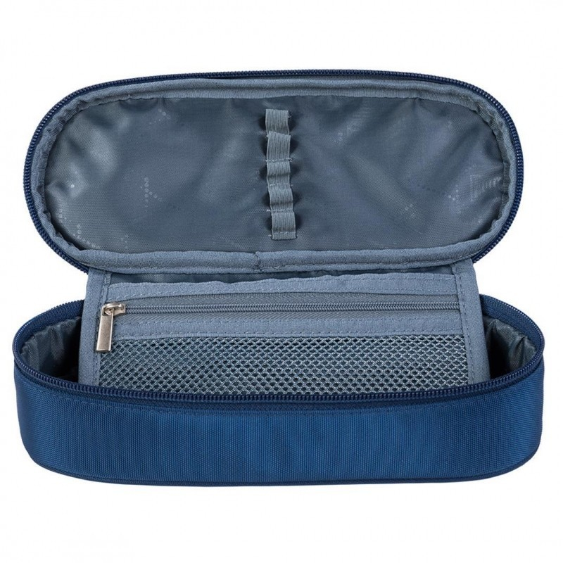 Penar neechipat Navy Blue, 1 compartiment, 1 extensie, bleumarin,23x11x6 cm [2]