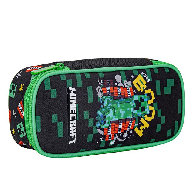 Penar neechipat tip etui Minecraft Explos pentru baieti,Multicolor, 23x10x5 cm [1]