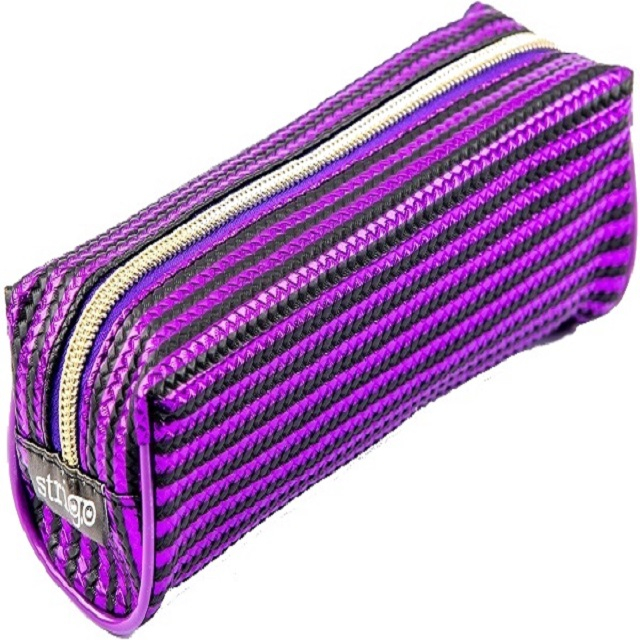 Penar Strigo tip etui metalic mov,poliester,20x8x7 cm [2]