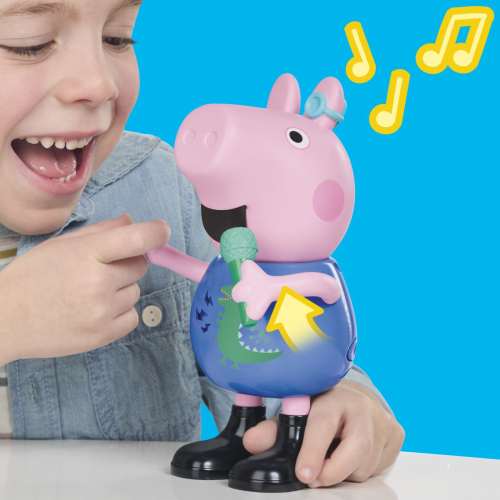 PEPPA PIG FIGURINA GEORGE INTERACTIVA CANTA SI GLUMESTE [3]