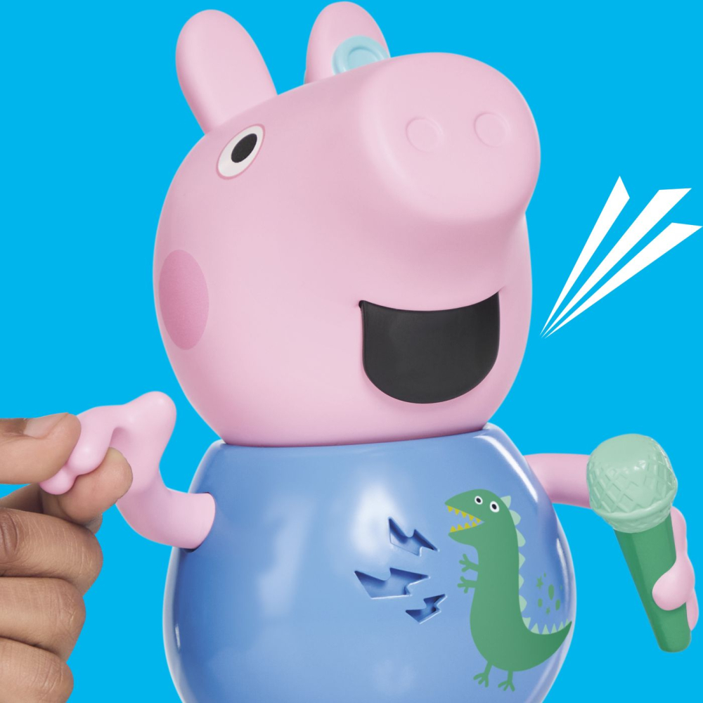 PEPPA PIG FIGURINA GEORGE INTERACTIVA CANTA SI GLUMESTE [6]