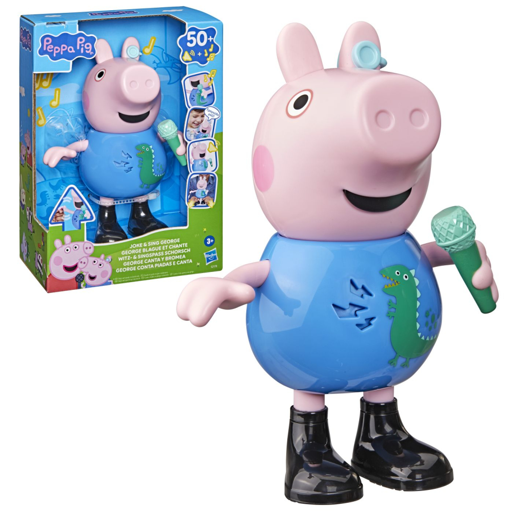 PEPPA PIG FIGURINA GEORGE INTERACTIVA CANTA SI GLUMESTE [8]