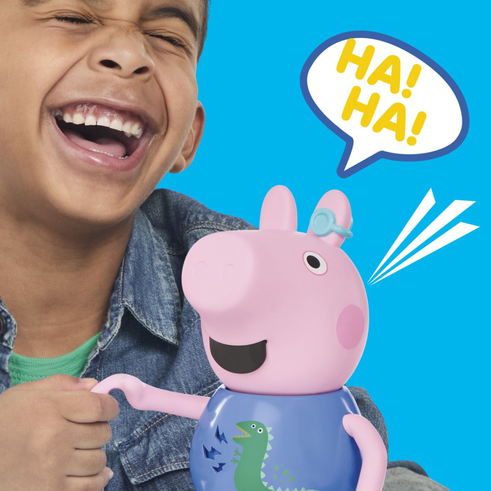 PEPPA PIG FIGURINA GEORGE INTERACTIVA CANTA SI GLUMESTE [4]