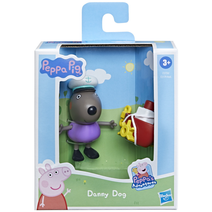 Peppa Pig - Figurina Prietenii Amuzanti - Catelul Danny 7cm