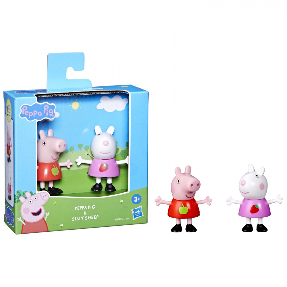 PEPPA PIG PRIETENI BUNI SET 2 FIGURINE PEPPA SI OITA SUZY [3]