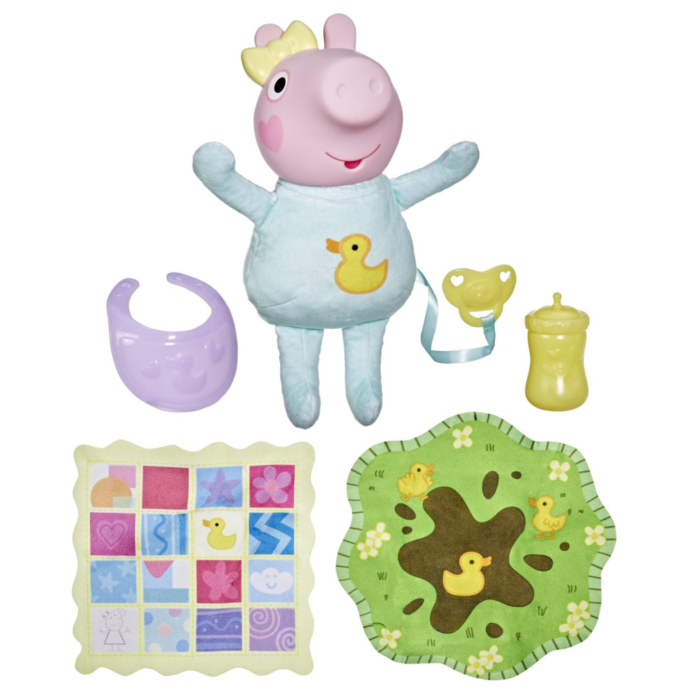 PEPPA PIG SET DE JOACA OINKS AND SNUGGLES PAPUSA EVIE INTERACTIVA CU ACCESORII [2]