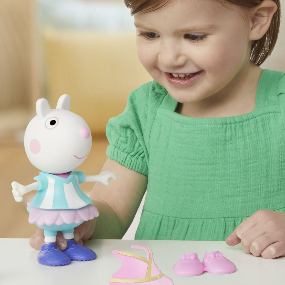 PEPPA PIG SET FIGURINA SI ACCESORII VESTIMENTARE OITA SUZY 15CM [6]