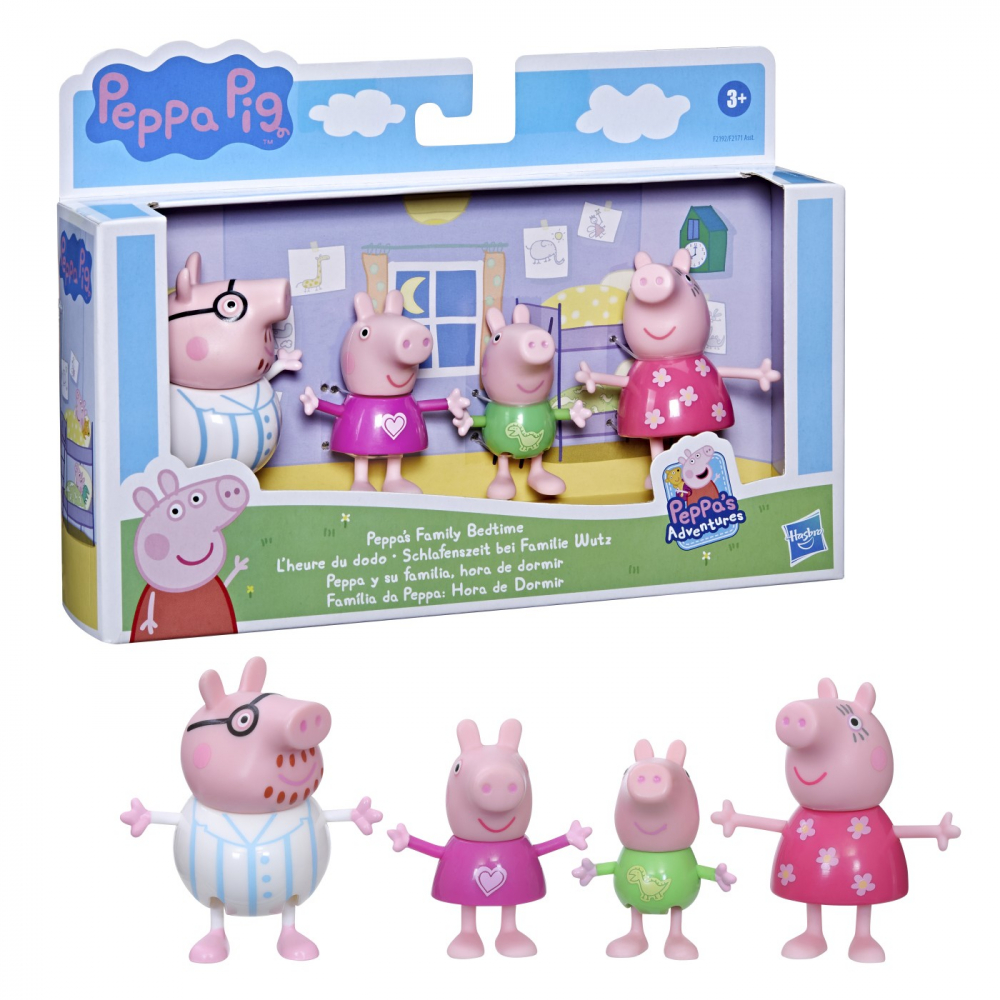 Peppa Pig Set Figurine Familia Pig Ora De Culcare [3]
