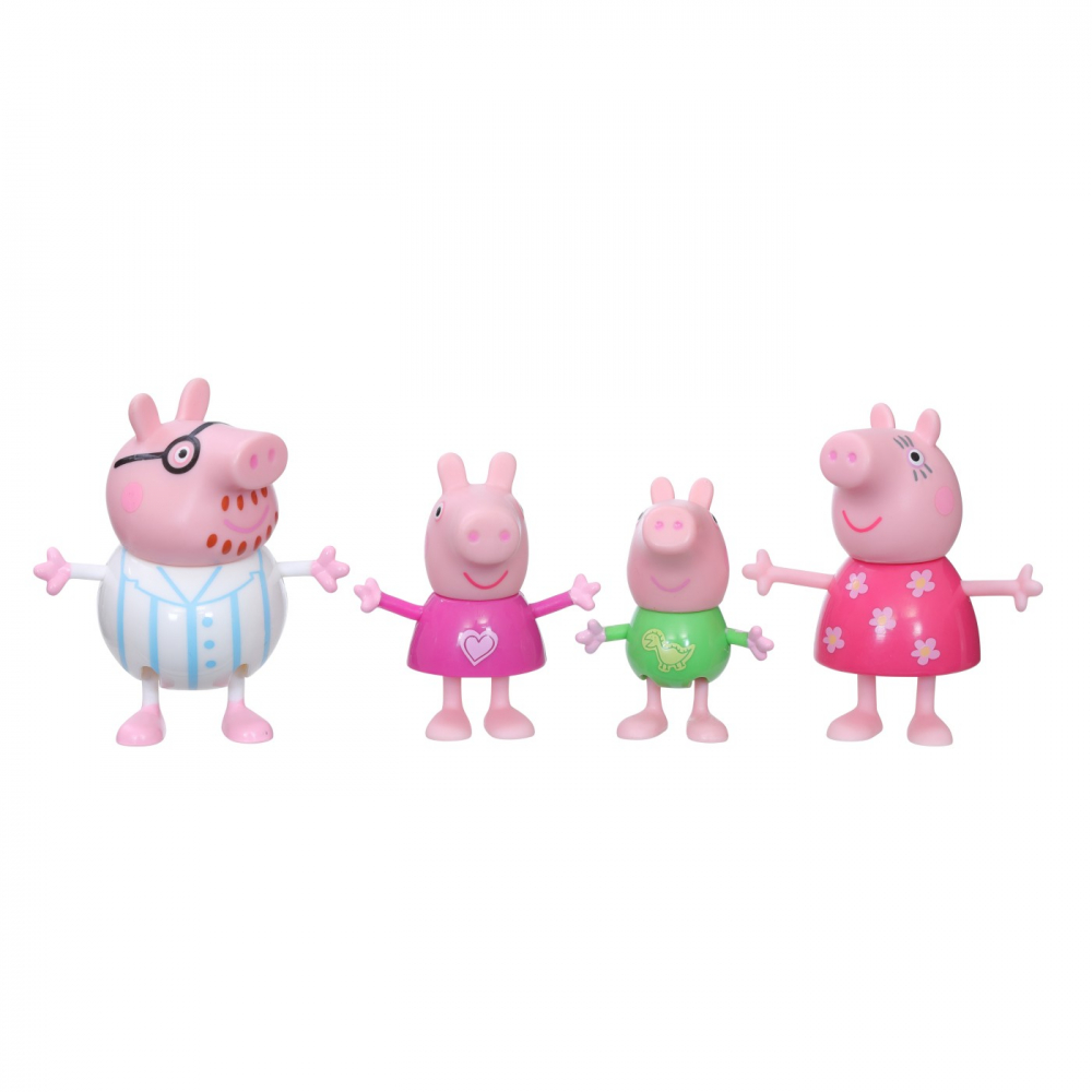 Peppa Pig Set Figurine Familia Pig Ora De Culcare [2]